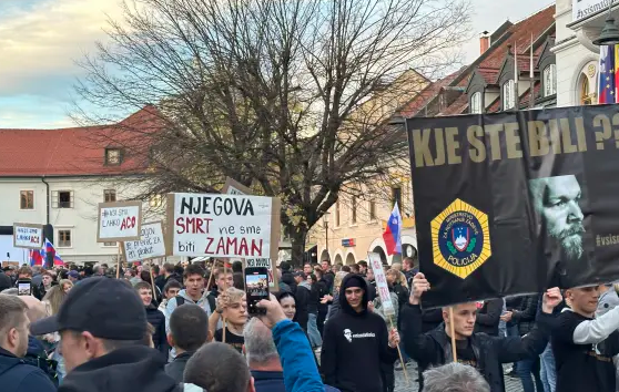 Protest v Novem mestu povečini potekal mirno