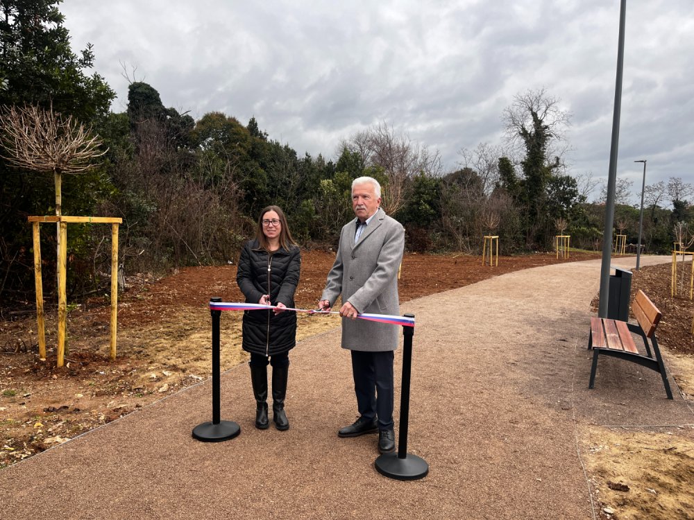 Odprtje prenovljenega dela nekdanje železniške trase Parenzane