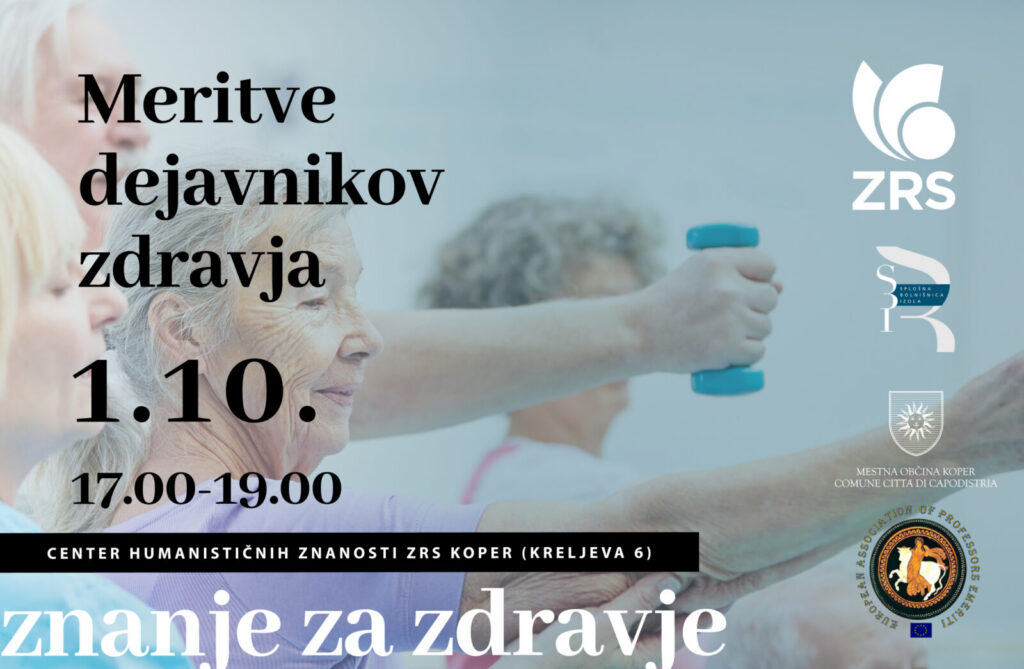 Ob svetovnem dnevu starejših “Znanje za zdravje” že petnajsto leto ozavešča o pomenu zdravega staranja